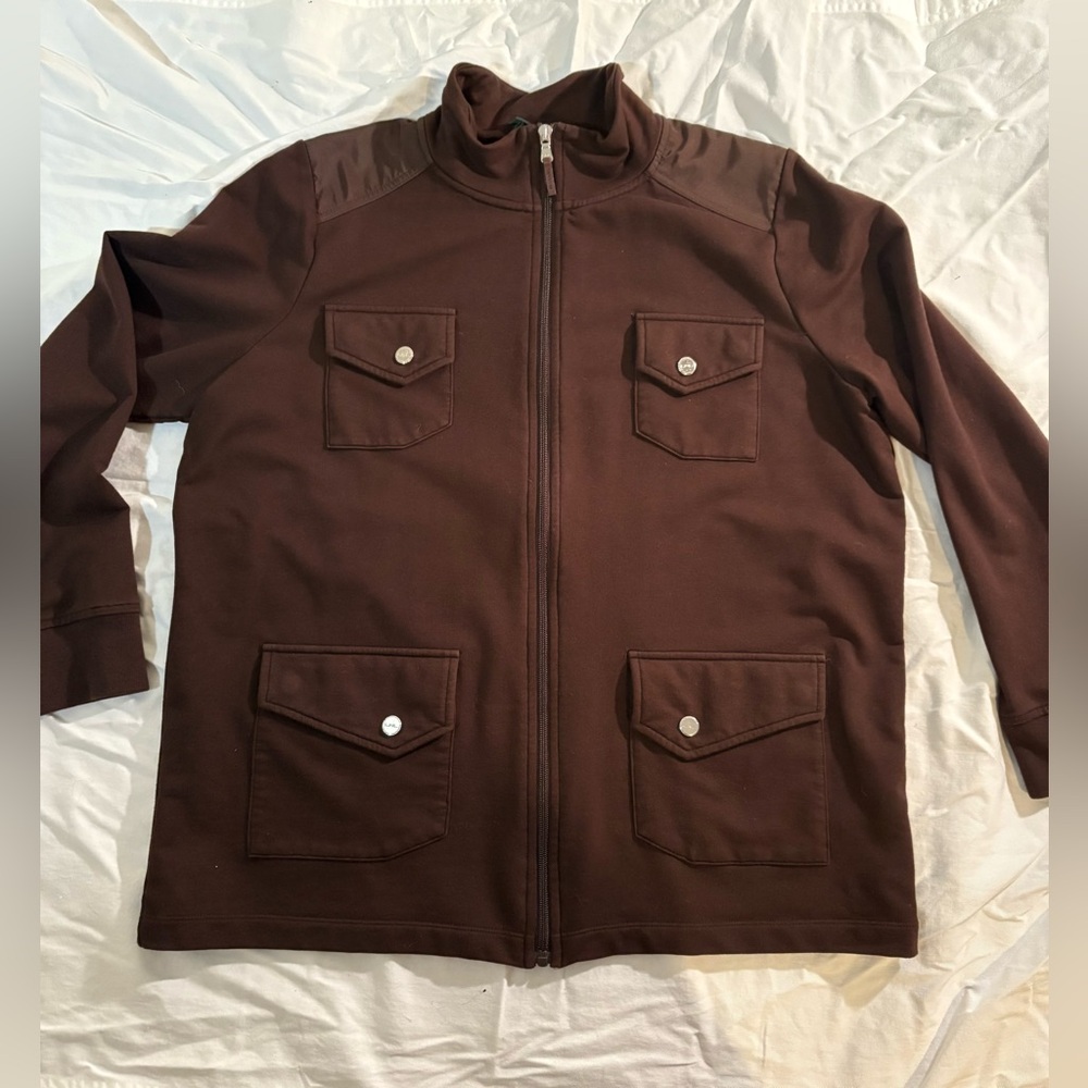 L-RL Active Ralph Lauren Active zip up jacket/sweatshirt.  Size 1X